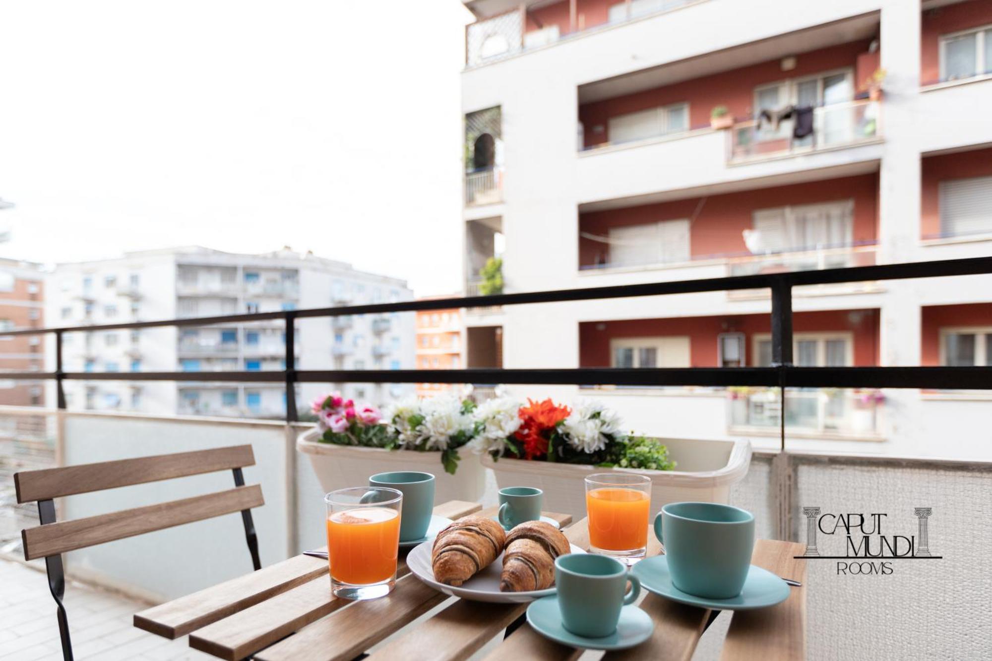 Caput Mundi Rooms - 100Mt To Metro A, Terrace, A-C, 15 Min To Center Roma Eksteriør bilde